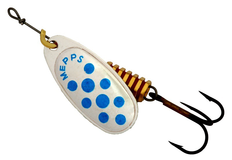 Блесна Mepps Comet 1 Silver/Blue Dots / 529335-B