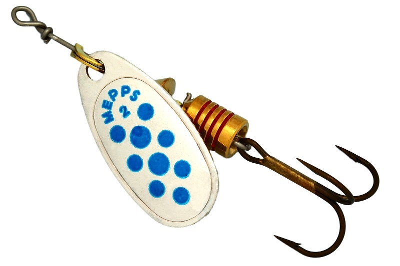 Блесна Mepps Comet 2 Silver/Blue Dots / 529336-B