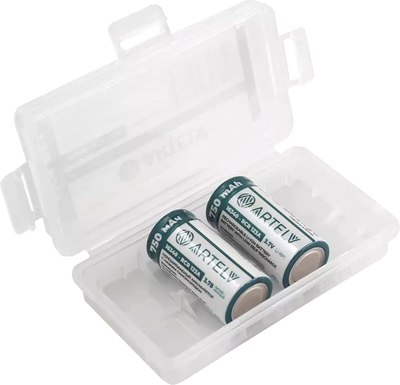 

Комплект аккумуляторов, RCR123 3.7V Li-Ion 750 mAh