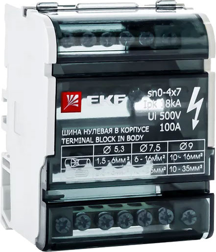 Шина нулевая EKF PROxima sn0-4x7