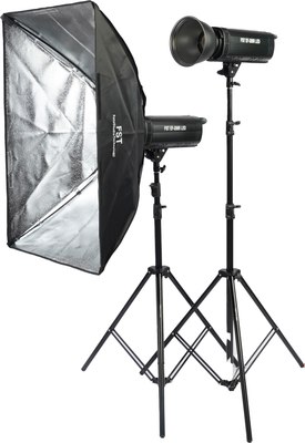 Комплект осветителей студийных FST EF-200 LED Softbox KIT II / 00-00000336