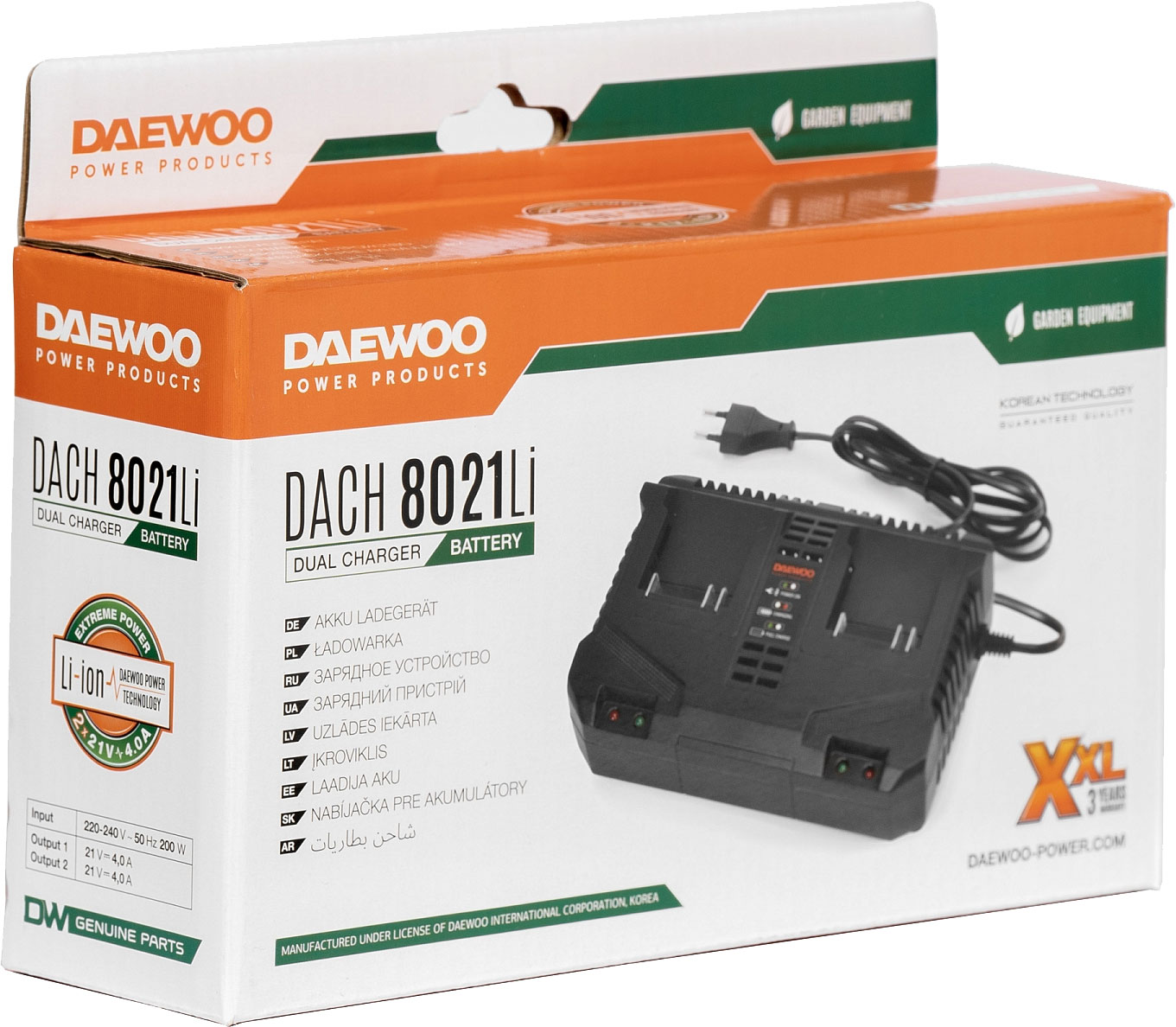Зарядное устройство для электроинструмента Daewoo Power DACH 8021Li — фото 4