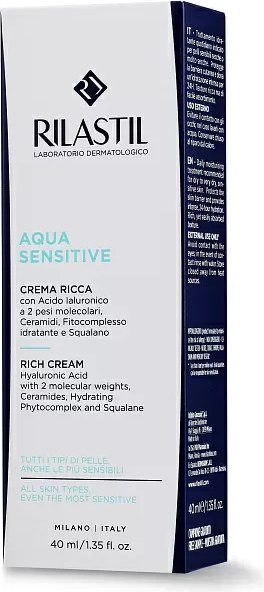 Крем для лица Rilastil Aqua Sensitive Насыщенный (40мл)