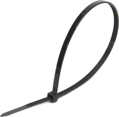 Стяжка для кабеля Fortisflex НСС EasyFix 4x370 / 89924 (100шт, черный) -