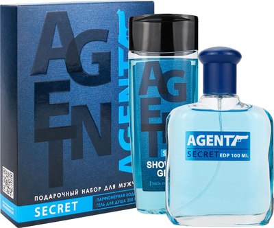 

Парфюмерный набор, Agent Secret Гель для душа 250мл+Парфюмерная вода 100мл
