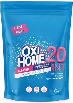 

Пятновыводитель-отбеливатель кислородный, Oxi Home Универсальный 20 в 1
