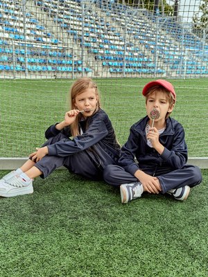 Спортивный костюм детский FN Tracksuit Kid / KFN4251003-424 (р.160, темно-синий)