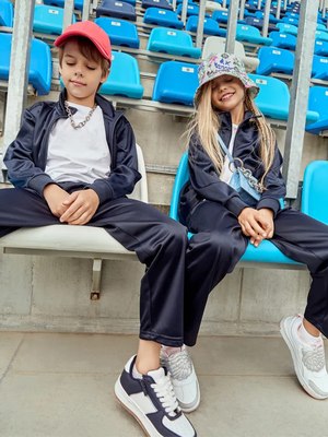 Спортивный костюм детский FN Tracksuit Kid / KFN4251003-424 (р.160, темно-синий)