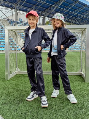 Спортивный костюм детский FN Tracksuit Kid / KFN4251003-424 (р.160, темно-синий)