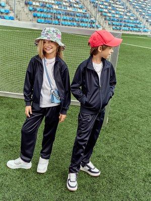 Спортивный костюм детский FN Tracksuit Kid / KFN4251003-424 (р.160, темно-синий)