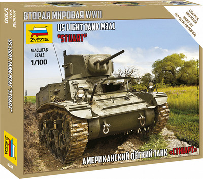 Сборная модель Звезда Американский лёгкий танк Стюарт / 6265 -