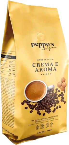 Кофе в зернах Peppo’s Coffee Crema e Aroma (1кг)