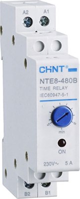 

Реле времени, NTE8-480B 0.5-8мин AC230В (R) / 258480