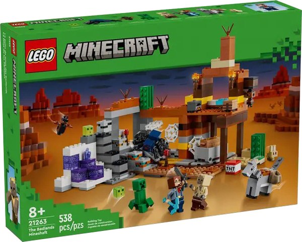 Конструктор Lego Minecraft Шахта в Пустоши 21263