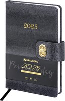 Ежедневник Brauberg Elegant 2025 / 115938 (черный) - 