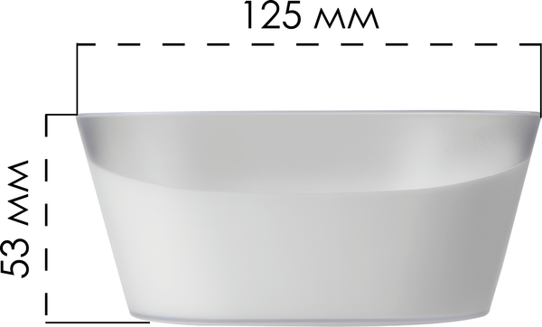 Миска Berossi Oslo Milk / ИК 98801000 (снежно-белый)