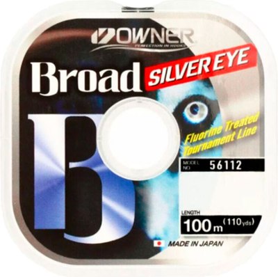 

Леска монофильная, Broad Silver Eye 100м 0.14мм 2.2кг / 56112-014