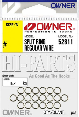 Набор заводных колец Owner Split Ring Regular nickel №3 / 52811-03 (20шт) -