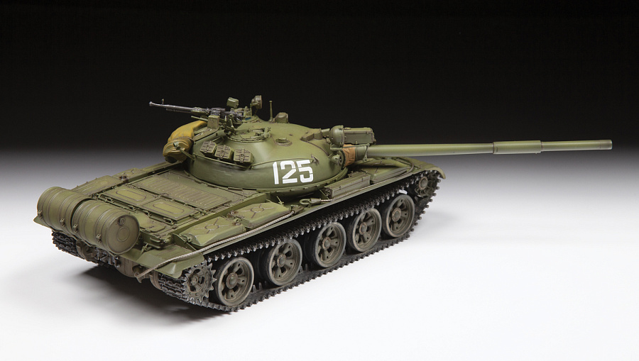 Сборная модель Звезда Советский боевой танк Т-62 (1974-1975) / 3673 — фото 3