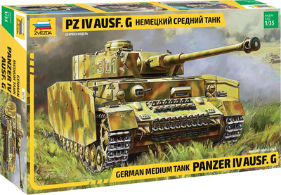 Сборная модель Звезда Немецкий средний танк T-IV G / 3674 -
