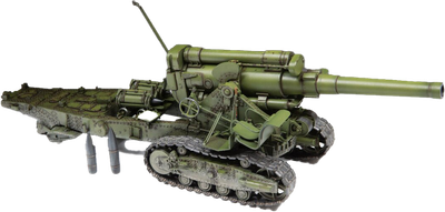 

Сборная модель, Советская 203-мм гаубица особой мощности Б-4 / 3704