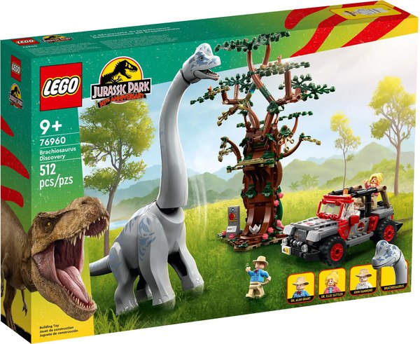 Конструктор Lego Jurassic World Открытие брахиозавра 76960