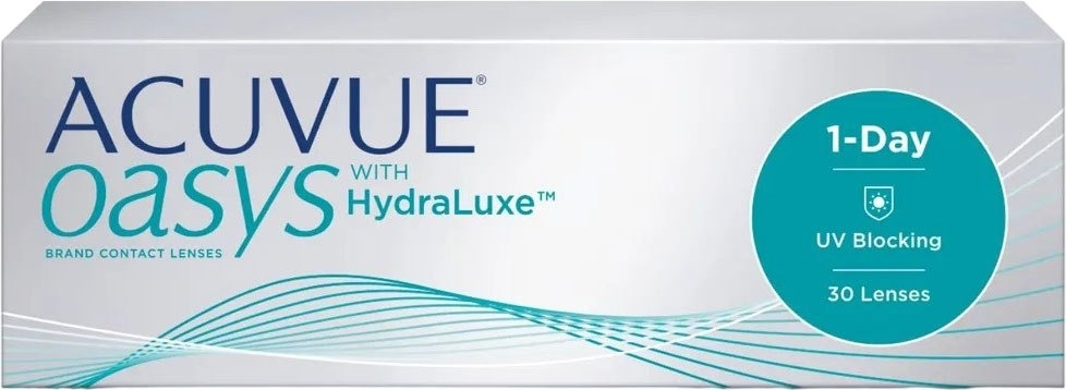 Комплект контактных линз Acuvue Oasys 1 Day With Hydraluxe Sph -11.00 R8.5 D14.3 (30шт)