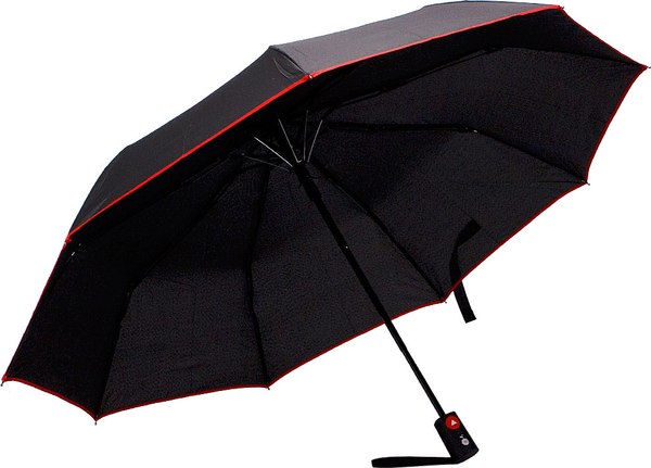 Зонт складной Rain Berry 734-1306.2 (черный/красный)