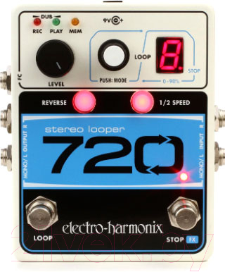 Педаль электрогитарная Electro-Harmonix 720 Stereo Looper