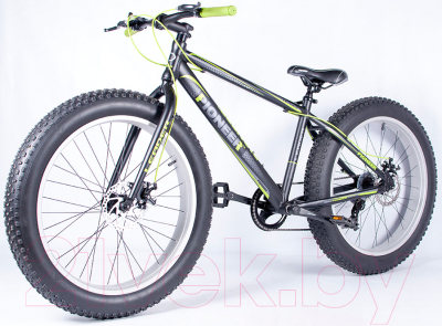 Велосипед PIONEER Leader 17 (черный/зеленый/серый)