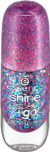 

Лак для ногтей Essence, Голубой;фиолетовый;прозрачный, Shine Last & Go! Gel Nail Polish тон 23