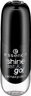 

Лак для ногтей Essence, Черный, Shine Last & Go! Gel Nail Polish тон 46