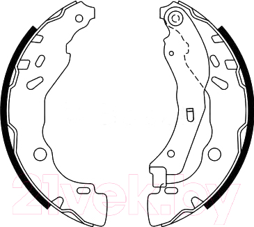 

Тормозные колодки Bosch, 0986487771
