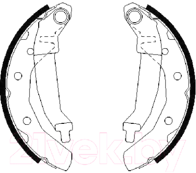 

Тормозные колодки Bosch, 0986487628