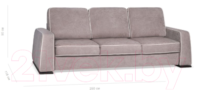 

Диван Rivalli, Лоретто (Неаполь) c широкими подлокотниками с USB с НПБ