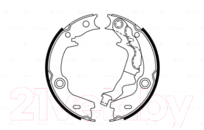 

Тормозные колодки Bosch, 0986487761