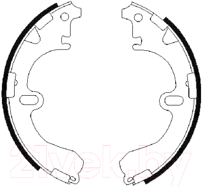 

Тормозные колодки Bosch, 0986487422