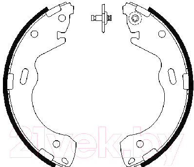 

Тормозные колодки Bosch, 0986487654