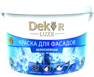 Краска Dekor Фасадная ВД-АК 111 ГОСТ (7кг)