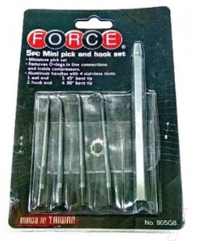Набор крючков для ремонта двигателя Force 905G6
