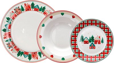 

Набор тарелок, Atollo Christmas Conversation / AJ070182845