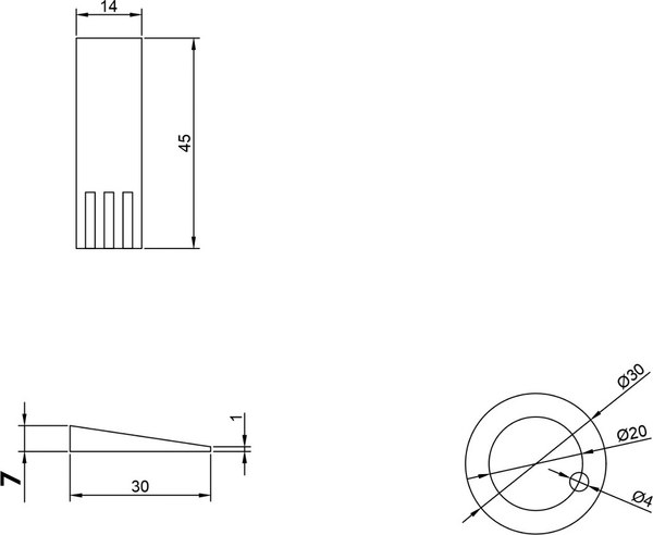 Ограничитель дверной Lockstyle Stoppino Mod.2 (черный)