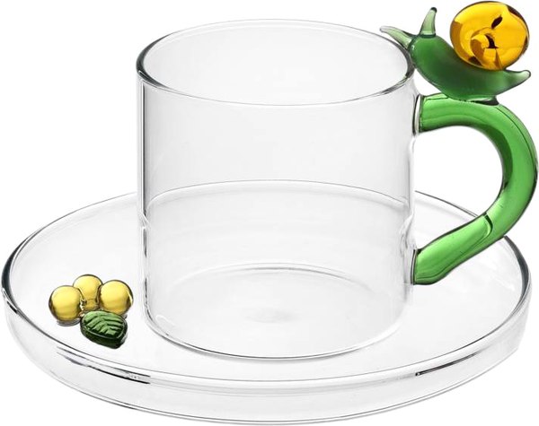 Чашка с блюдцем Ichendorf Milano Fruits & Flowers 09352190 (улитка)