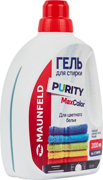Гель для стирки Maunfeld Purity Max Color MWL2000PC (2л)