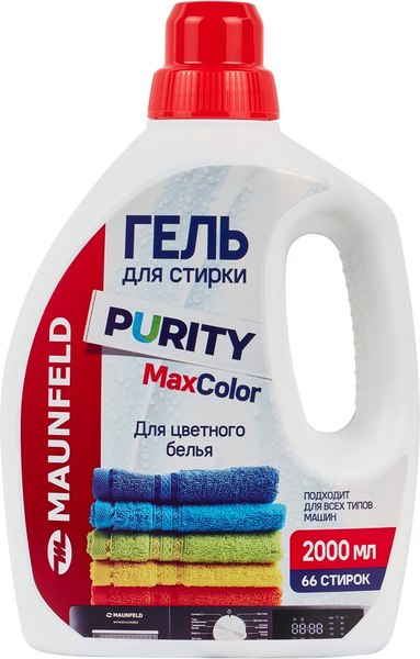 Гель для стирки Maunfeld Purity Max Color MWL2000PC (2л)