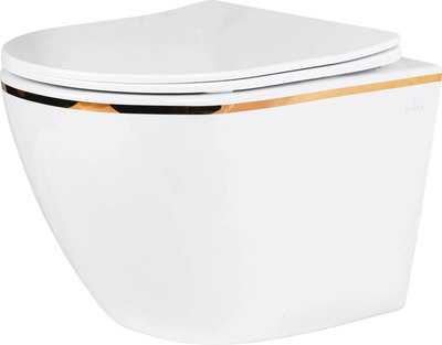

Унитаз подвесной, Antares 530110-01G Rimless Soft Close NC