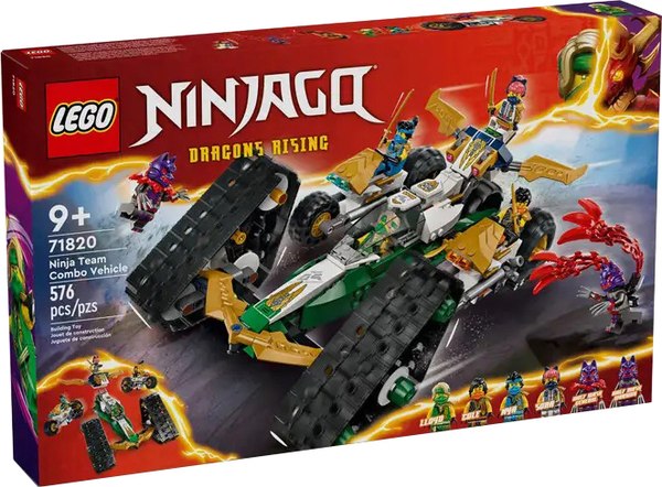 Конструктор Lego Ninjago Комбо-авто команды Ниндзя / 71820