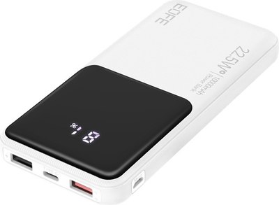 

Портативное зарядное устройство, 10000mAh LCD 22.5W / EOF-G101-WT
