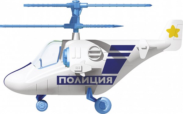 Вертолет игрушечный Звезда Полицейский вертолёт / 5215