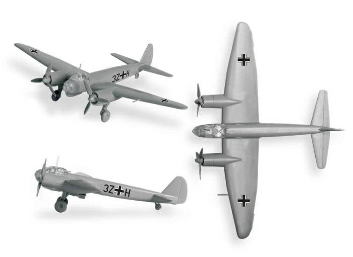 Сборная модель Звезда Немецкий бомбардировщик Ju-88 A4 / 6186 — фото 4